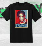 Travis Scott Red Poster T-shirt