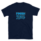 Finish Him Blue Short-Sleeve Unisex T-Shirt